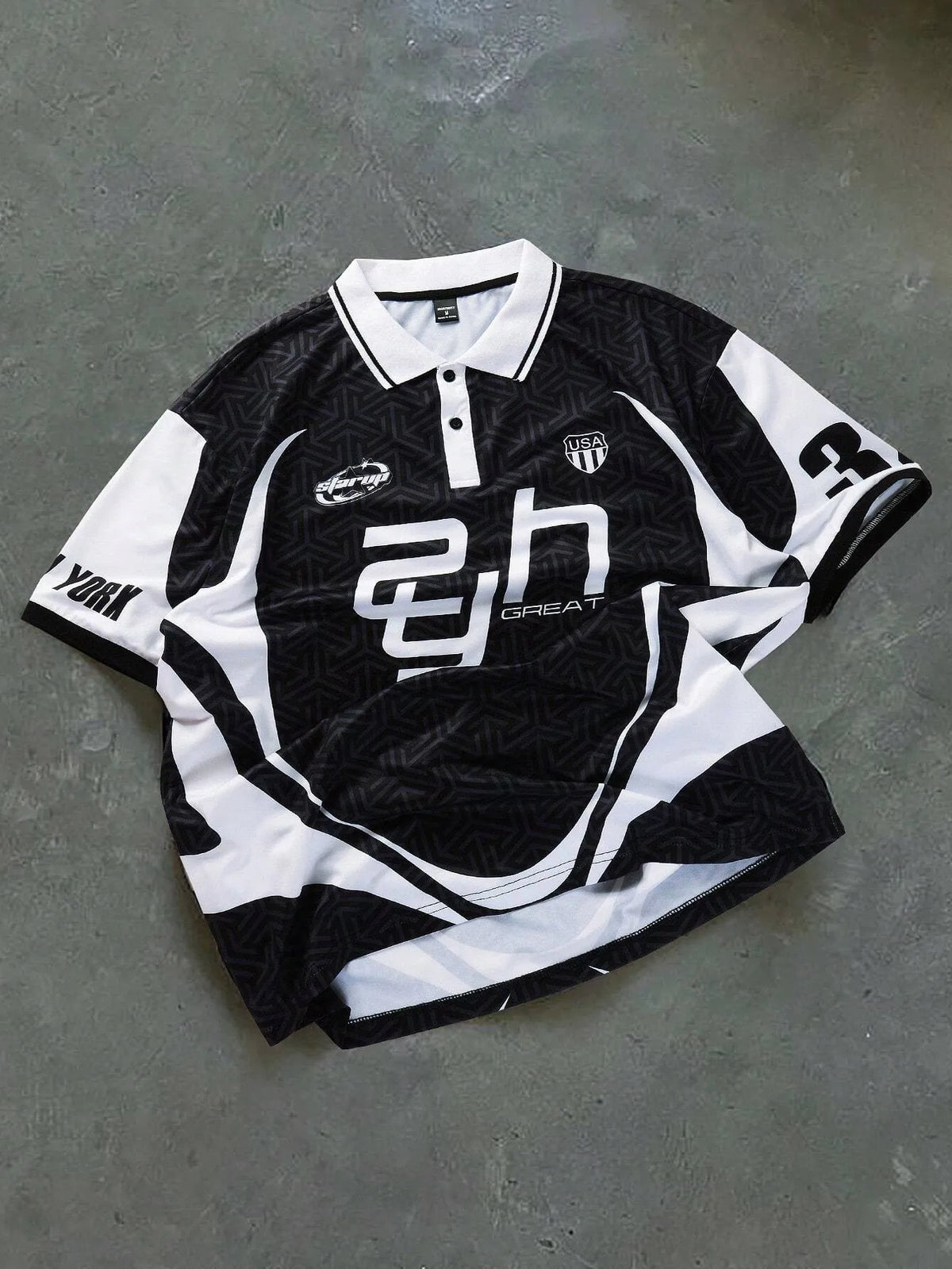 2026 Summer New Style Men's Polo Shirt with Letter Print Breathable