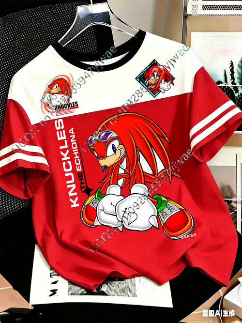 Blue The Hedgehog Sonic Tails 3d Graphic Printed Jersey Anime Game Fan