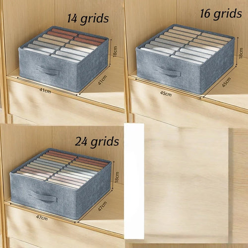 1pc Wardrobe Clothes Storage Organizer Pants Sweater T-Shirt Storage