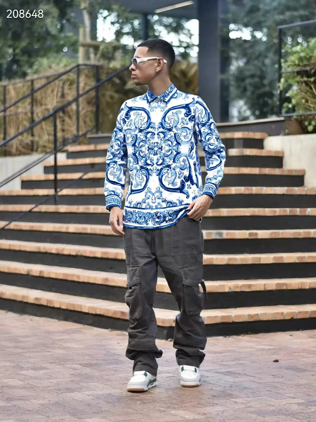 Fashion Men Shirts 2025 Popular European Design Party Style  Men's