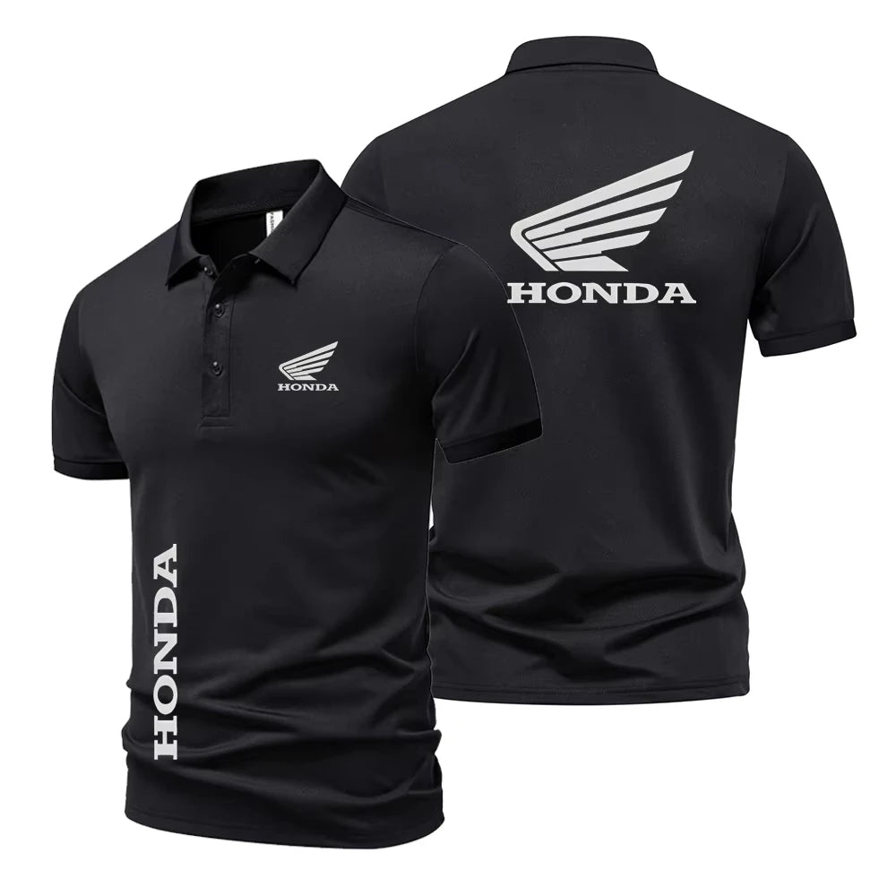 Men's and women's short-sleeved T-shirt Honda racing POLO T-shirt