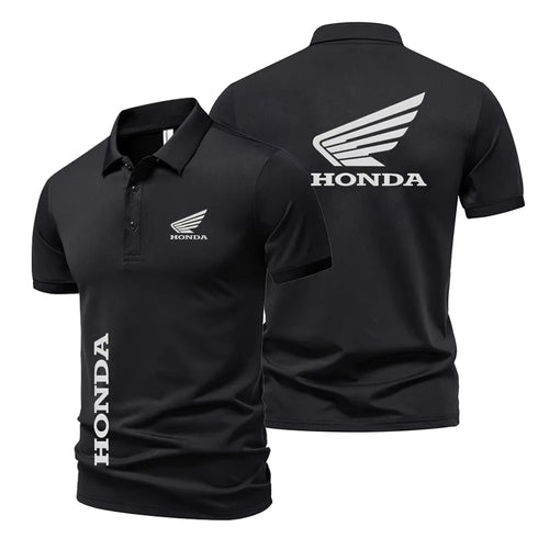Men's and women's short-sleeved T-shirt Honda racing POLO T-shirt