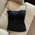 Summer Camisoles Tank Tops Women With Built In Bra  Strap Tanks Vest