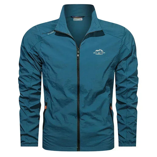 UPF100+ Men Summer Windbreaker Zip Pockets Uv Sun Protection Jackets