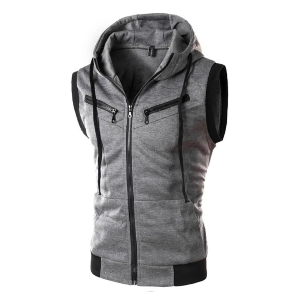 Spring Sweater Vest Men's No Sleeve Retro Casual Knitted Pullover Men