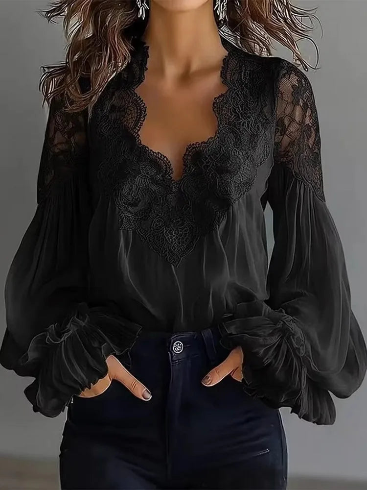 Women Blouses 2026 Spring Autumn Long Sleeve Blouse Woman Blouse Shirt