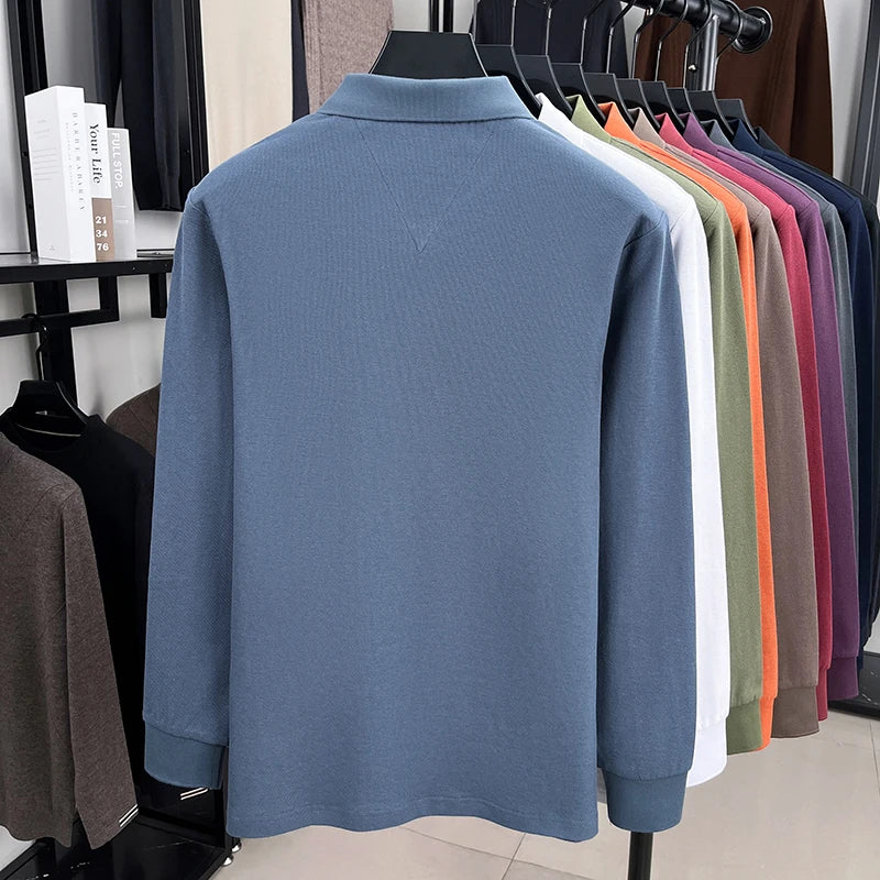 100% pure cotton autumn and winter men's fashion sports brand