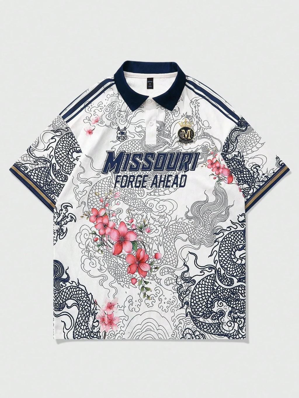 The 2025 summer new men's short-sleeved POLO shirt features a casual