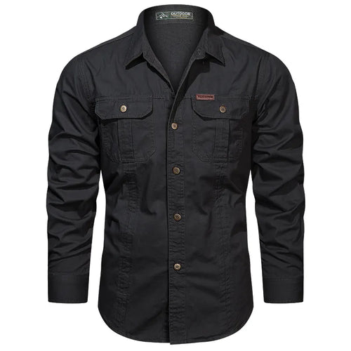 2023 Spring Shirts Men Long Sleeve Casual Cotton Shirt High Quality