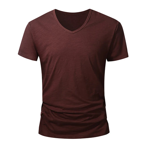 100% Cotton Men T-shirt Summer Short Sleeve Tops Tee Black White Male
