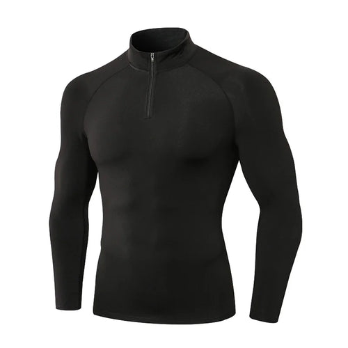 Compression Shirt Men Running Long Sleeve T-shirt Gym Clothing Autumn