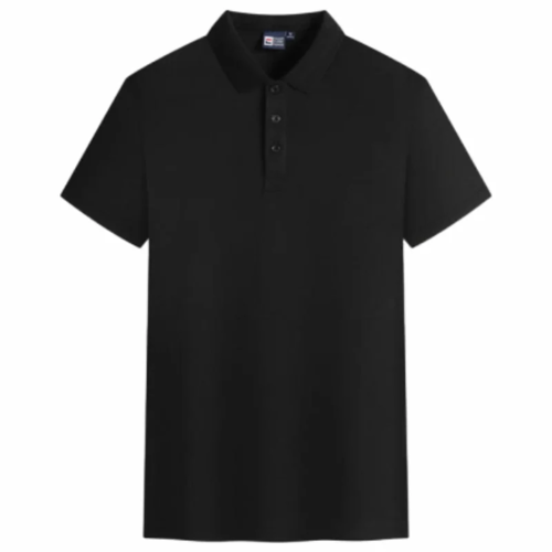 Summer Fashion Solid Color Lapel Button Short Sleeve Polo Shirt Casual