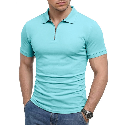 Summer Men's Short Sleeve Polo Shirts Mens Casual Shirts Dry Fit