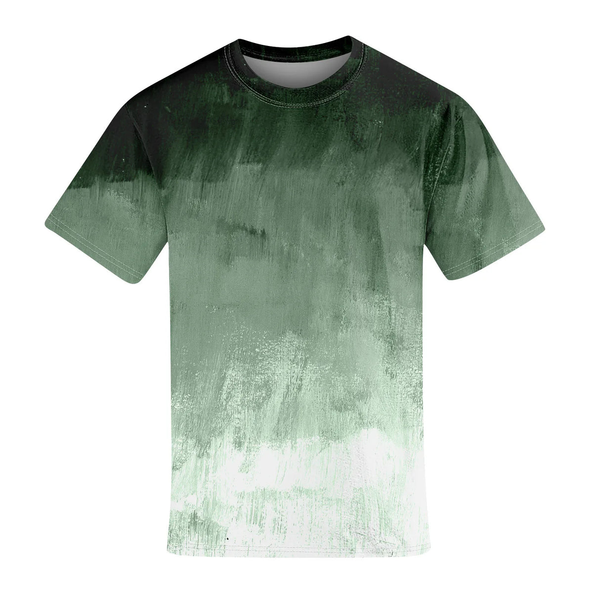 Men'S T-Shirt Summer Cool Short Sleeve 3d Camouflage Gradient Printing