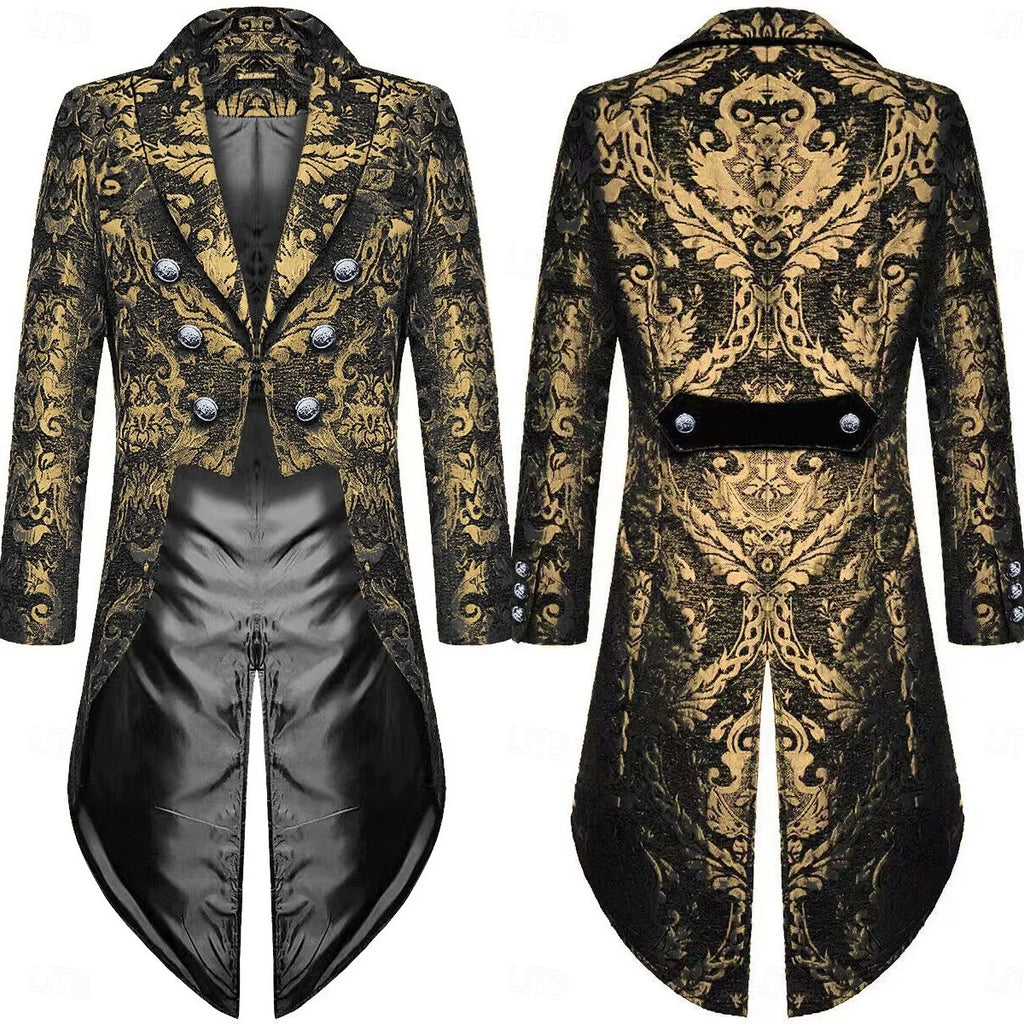 Medieval Renaissance Steampunk Coat Tuxedo Tailcoat Vampire Nobleman