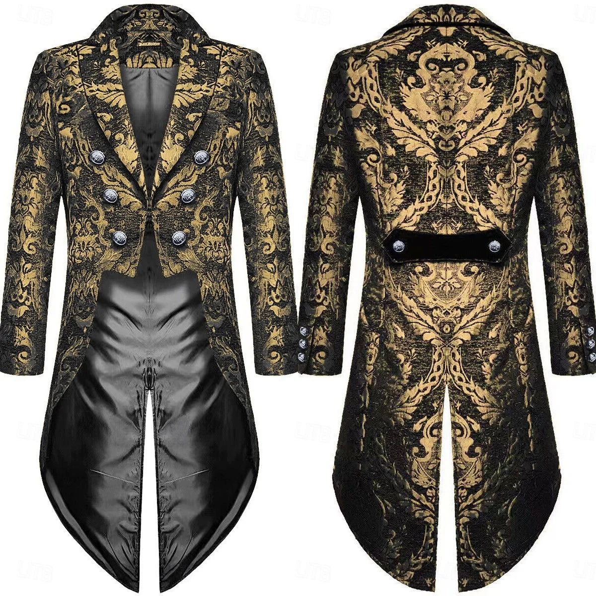Medieval Renaissance Steampunk Coat Tuxedo Tailcoat Vampire Nobleman