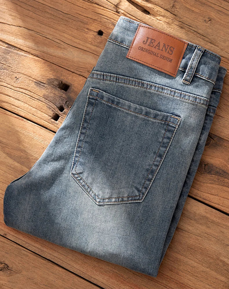 Men's Premium Lightweight Business Stretch Denim Pants - Versatile