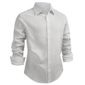 Men's Cotton Linen Shirt Casual Fashion Male Clothing High Quality