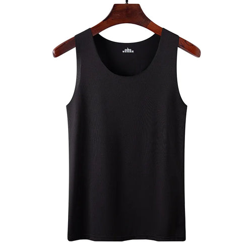 1pcs Ice Silk Tank Tops Seamless Mens Vest Sleeveless Sport Bodysuit