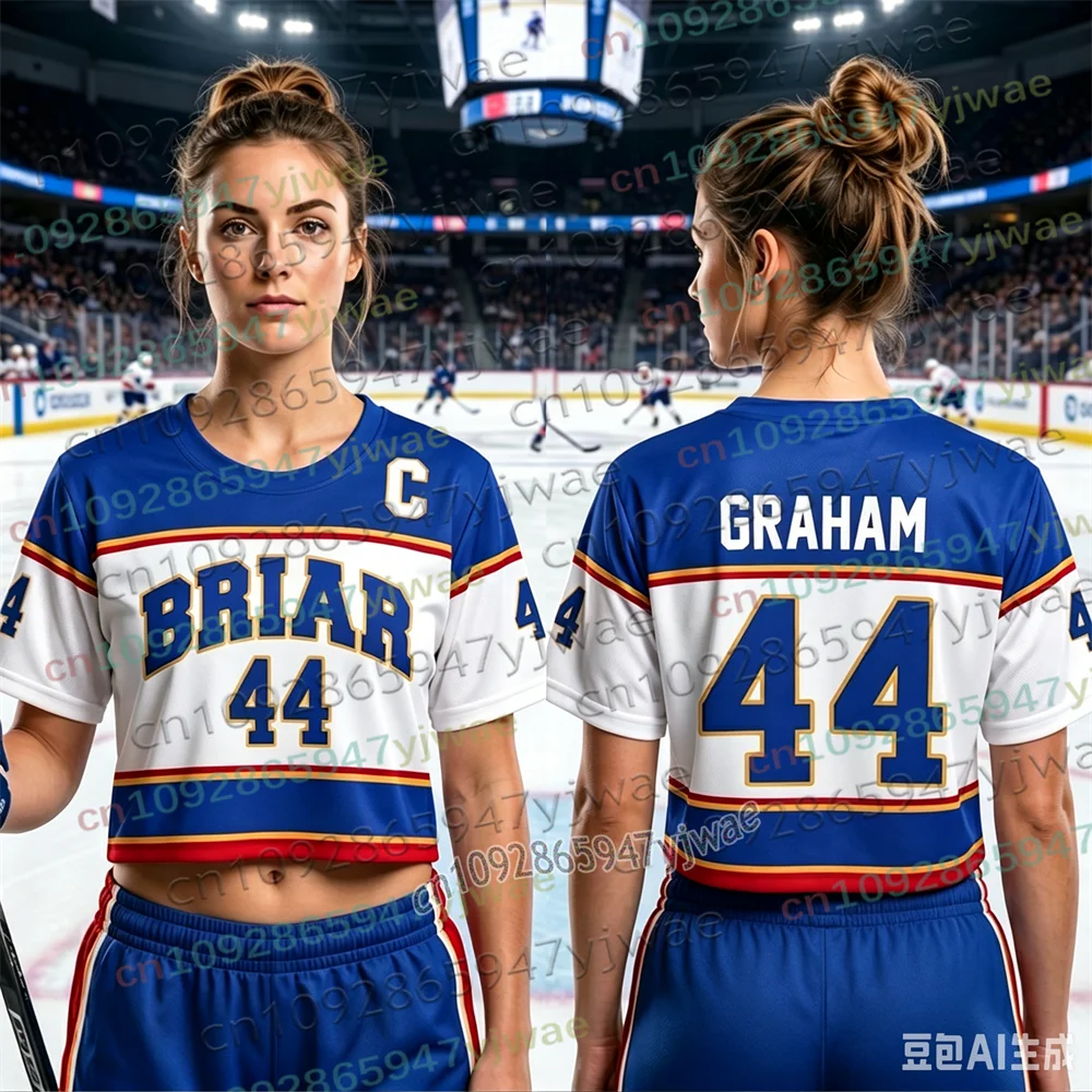 Off Campus Briar University Hockey Jersey Graham 44 22 DI LAURENTIS 66