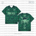 2026 One Piece Luffy Anime T-Shirt Vintage Baseball Jersey Style Men