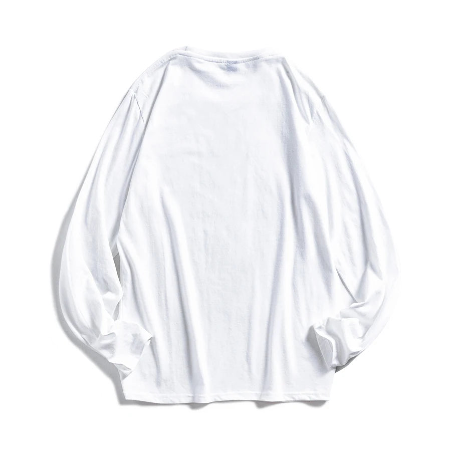 WAVLATII Women O-neck Long Sleeve T shirts Lady White Cotton Tops