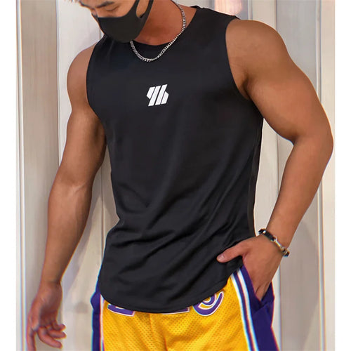 2024 newest Summer Gym Vest High Quality mesh Shirt Sleeveless