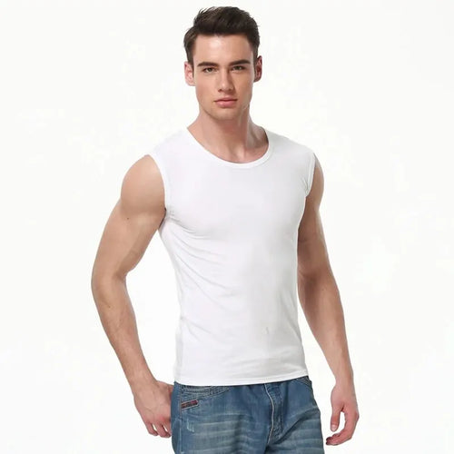 1/3/5 pcs Men's Cotton Sleeveless Thin Vest Young Men's