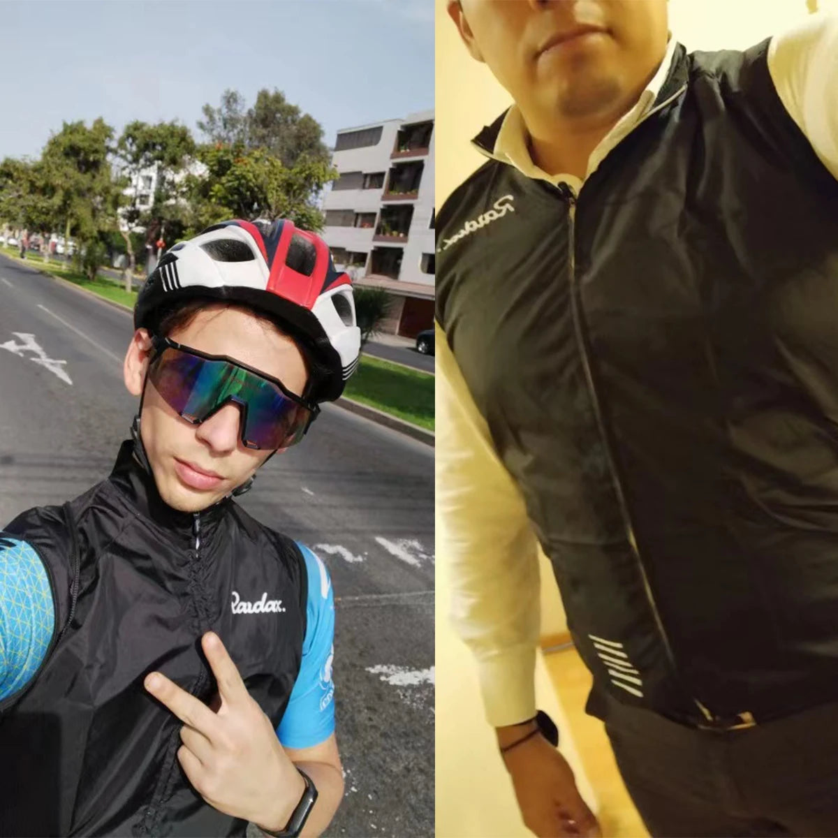 Men Windproof Jackets Summer Sleeveless Cycling Vest Bicycle Wear