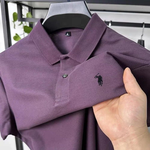100% pure cotton T-shirt, summer new men's short sleeved business