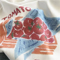 2022 Tomato Sweet 90s Trend Casual T-shirts Clothes Women Female