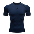 Men's Quick Drying Running Compression T-Shirt Short Sleeved Trendy