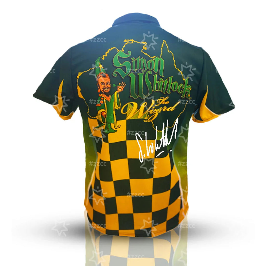 Simon Whitlock Darts Polo Shirt Darts Professional Clothing Sports Dry