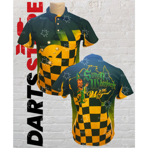 Simon Whitlock Darts Polo Shirt Darts Professional Clothing Sports Dry