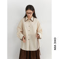 CHIC VEN Fashion Women Shirt Loose Striped Long Sleeve Female Blouses