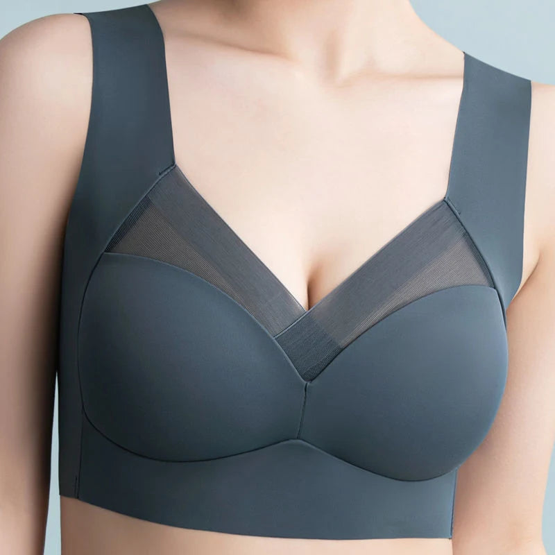 Women Lace Sport Bras Plus Size Seamless Bra Bralette Backless Lady