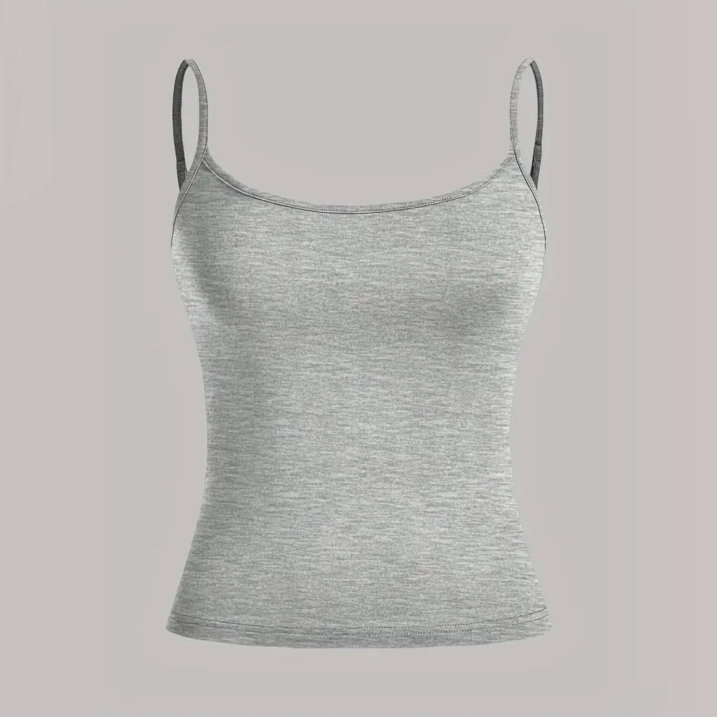 Women Tank Top Strap Slim Top for Summer Fashion Versatile Casual