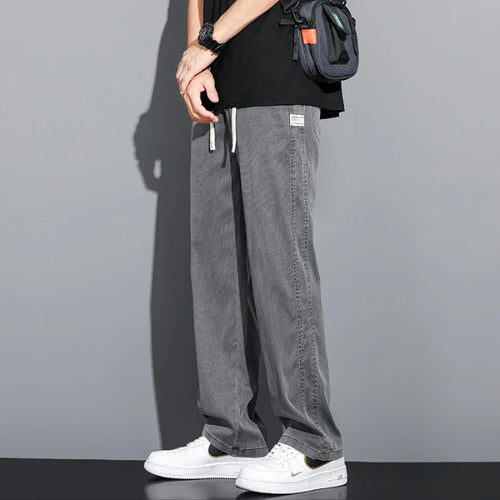 2024 Spring/Summer New Soft Lyocell Fabric Men's Jeans Thin Loose