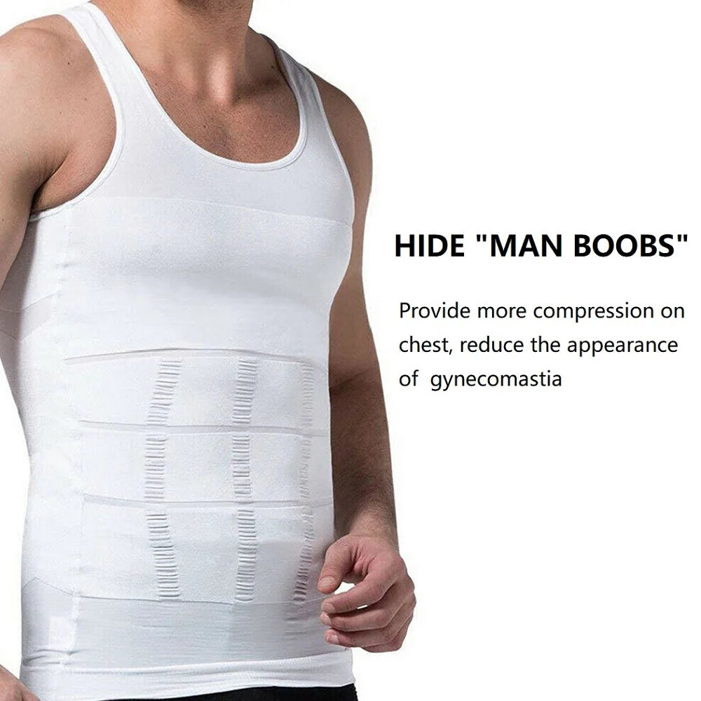 Men's Compression Shirts Tank Tops Undershirts Mens Slimming Body