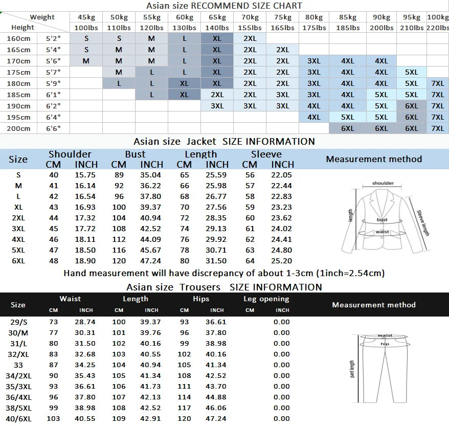 Suit Boutique Men's Fashion Business (Blazer+ Vest + Trousers)