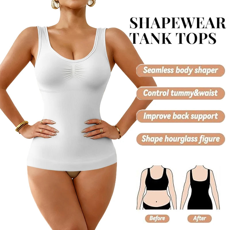1pc Women Tummy Control Shapewear Classic 2-IN-1 With Padded Bra High