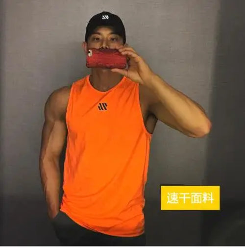 2024 newest Summer Gym Vest High Quality mesh Shirt Sleeveless