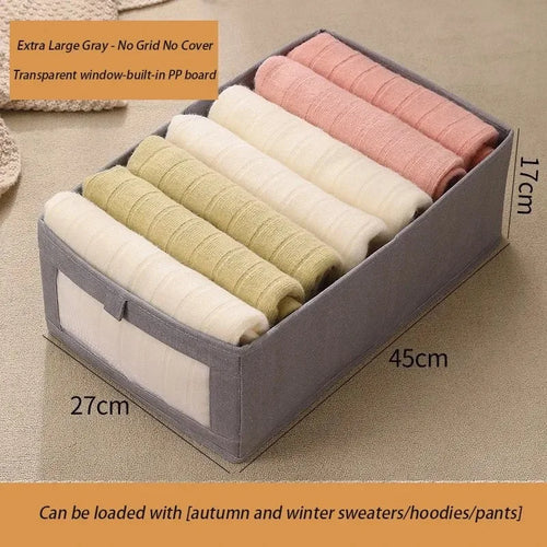 1pcs Visible Wardrobe Storage Organizers Cabinet Drawer Clothes
