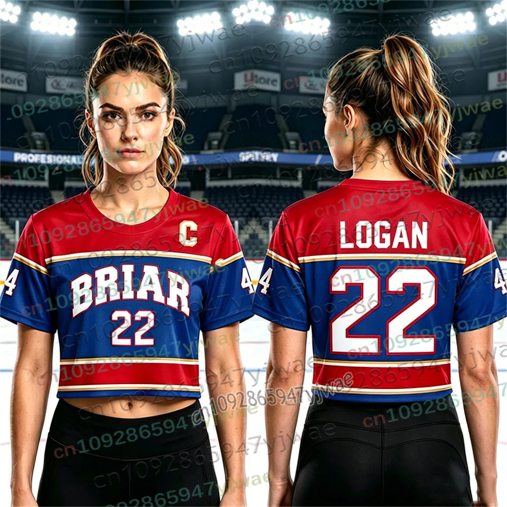 Off Campus Briar University Hockey Jersey Graham 44 22 DI LAURENTIS 66