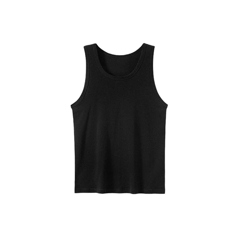 1/3 Pack Four Seasons Men's Cotton Joker Vest Teenagers Simple Fit