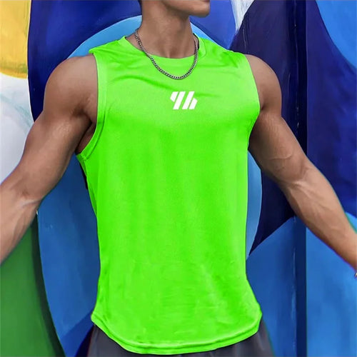 2024 newest Summer Gym Vest High Quality mesh Shirt Sleeveless