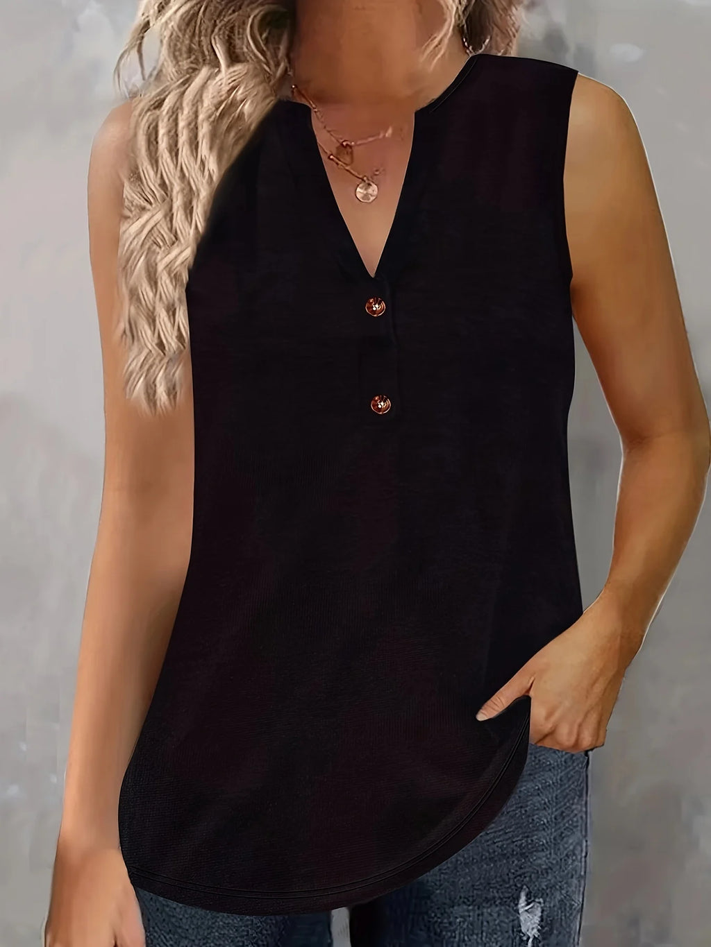 Plus Size Solid Color Basic Tops for Women 1XL-5XL Casual Loose