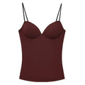 HXAO Woman Tops Corset Crop Top Women Sleeveless Black Brown Top With