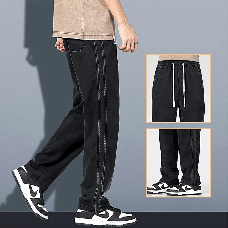 2024 Spring/Summer New Soft Lyocell Fabric Men's Jeans Thin Loose