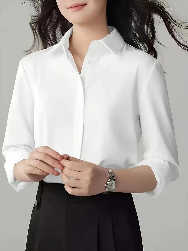 Elegant  Long-Sleeve Blouse for Women -